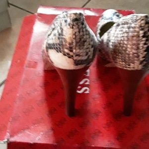 Snake skin heels